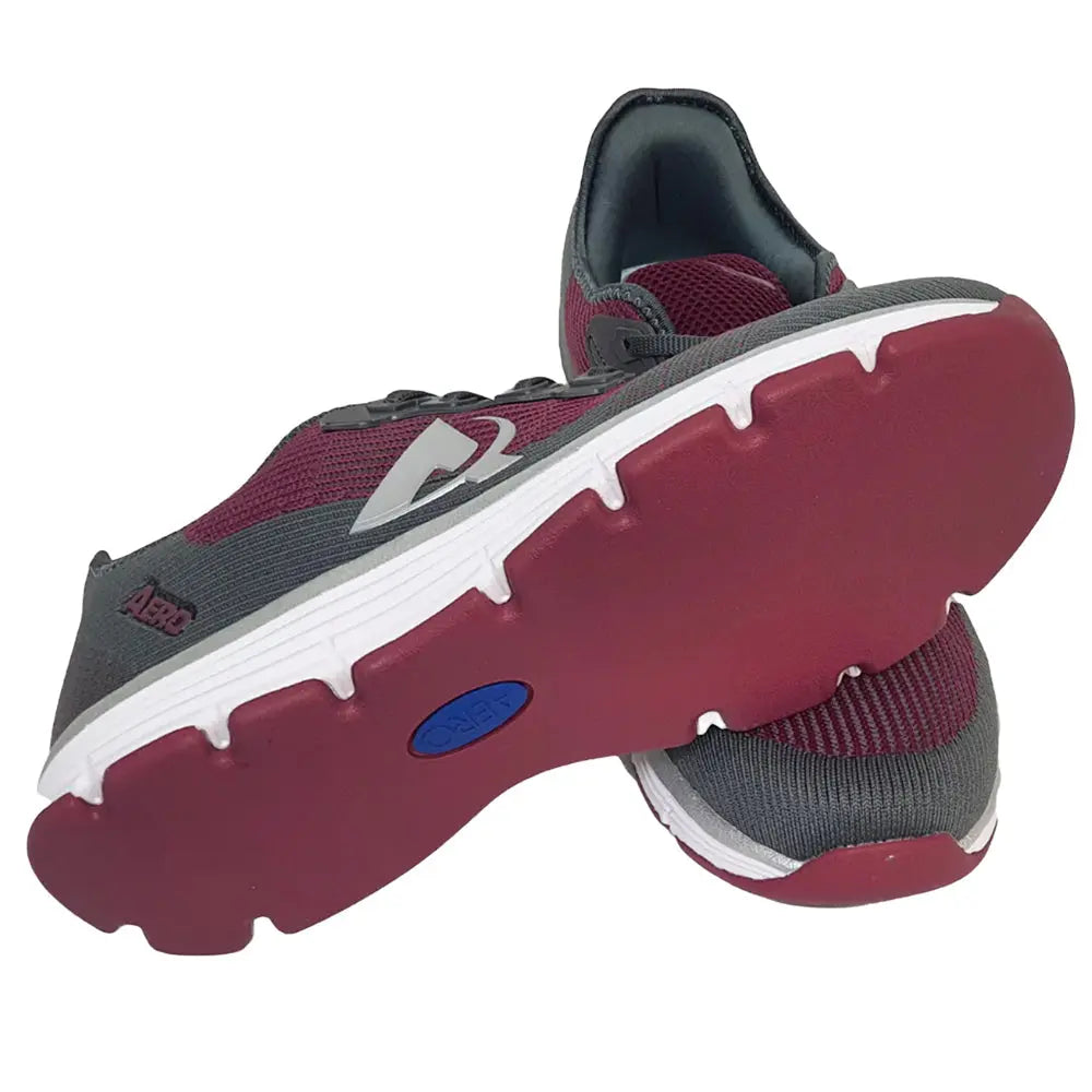 Aero Bowls Mens Nirvana Lawn Bowls Shoe - Wine - Bowls City
