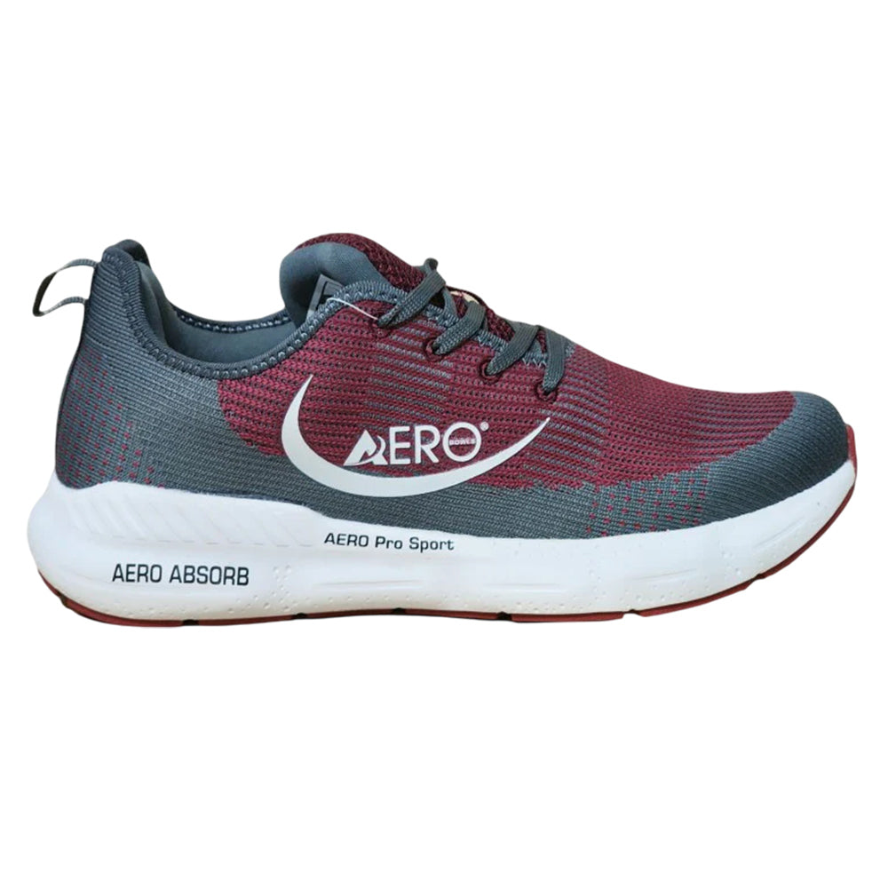 Aero Bowls Utopia Mens Lawn Bowls Shoe - Burgundy