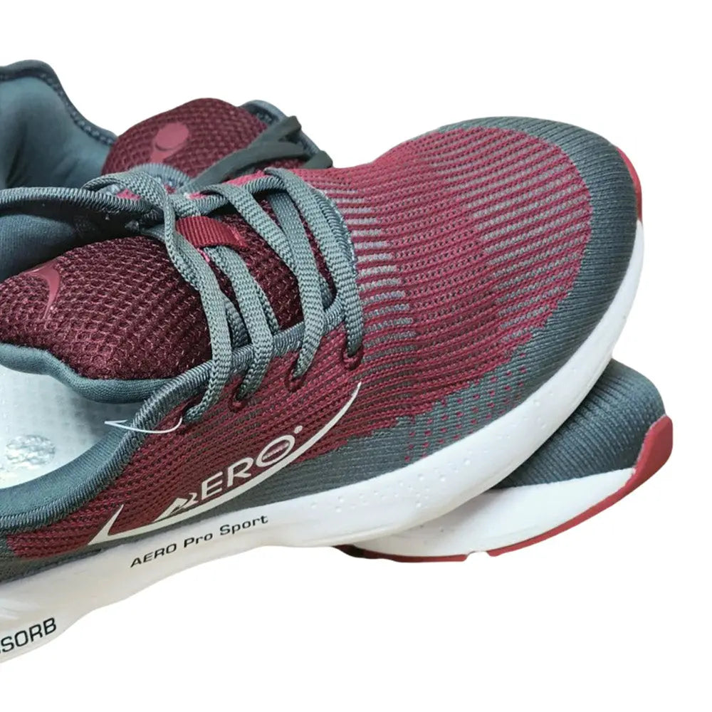 Aero Bowls Utopia Mens Lawn Bowls Shoe - Burgundy - Bowls City