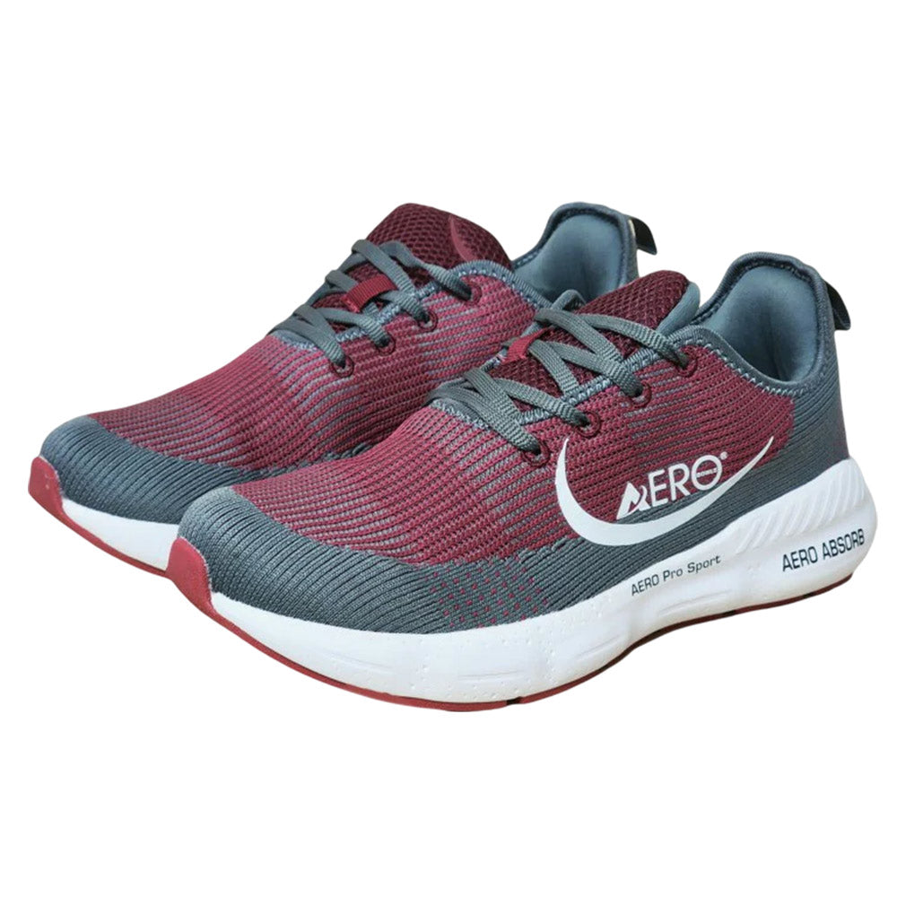 Aero Bowls Utopia Mens Lawn Bowls Shoe - Burgundy