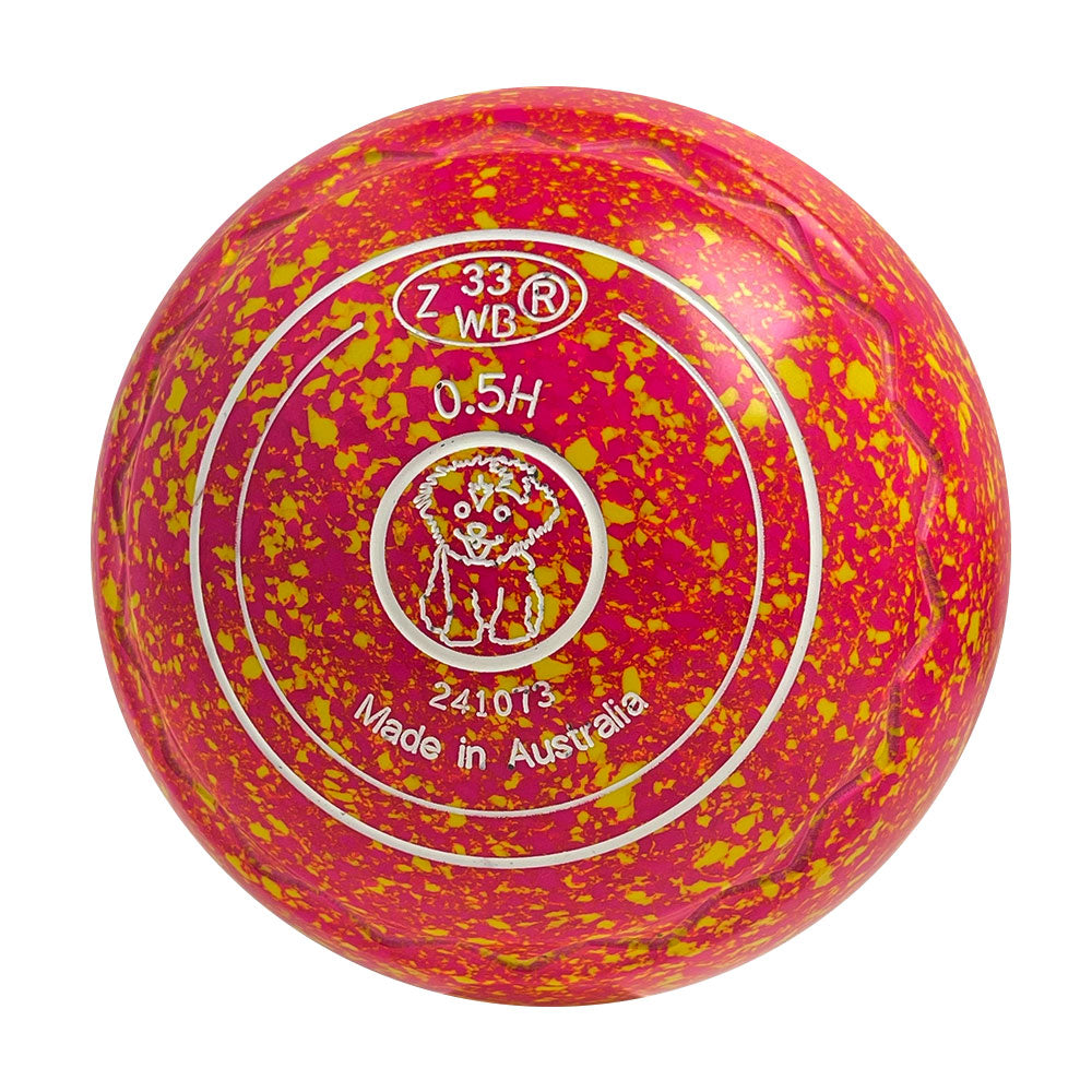 Aero Optima Lawn Bowls 0.5 Heavy Z-Scoop Tequila Sunrise - 241073