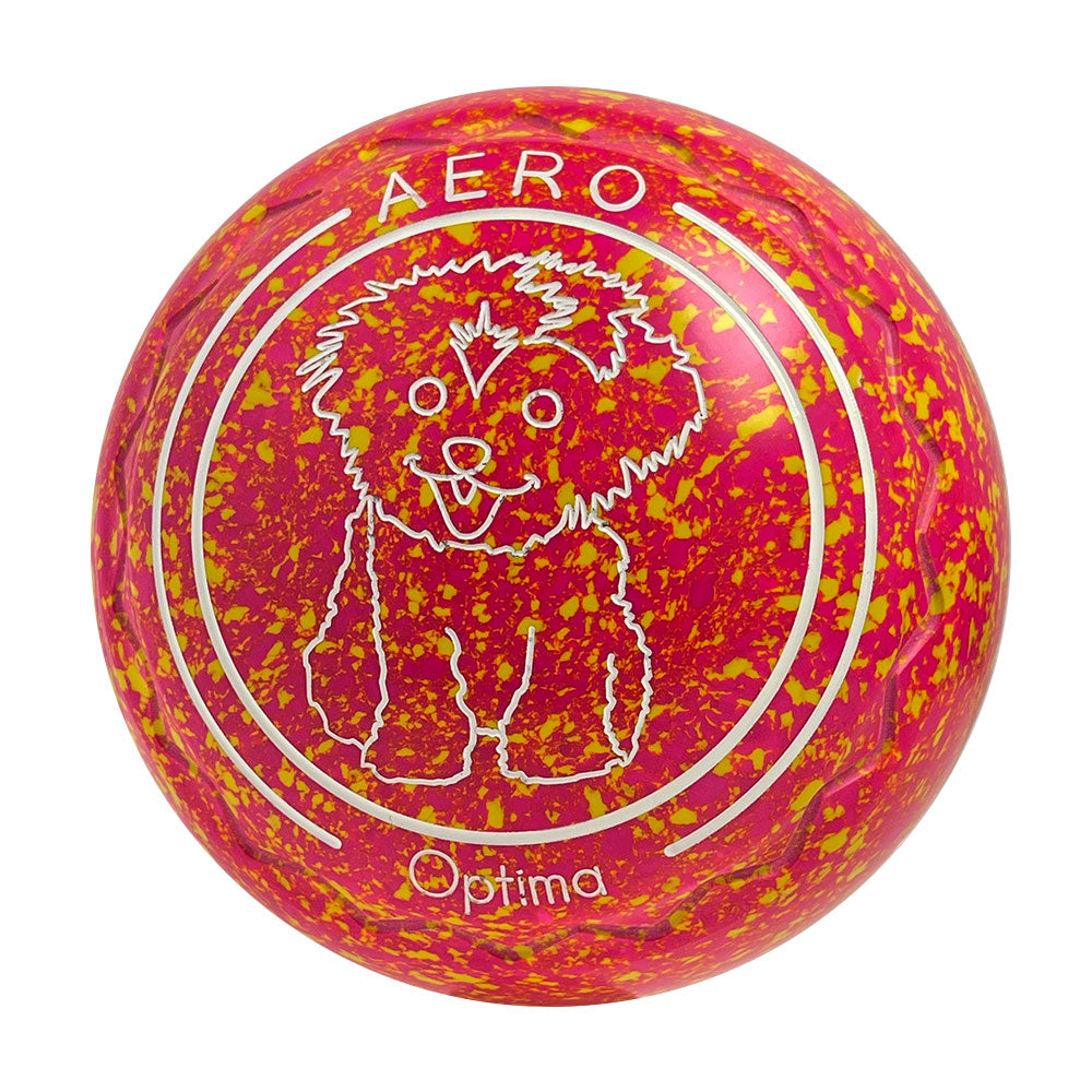 Aero Optima Lawn Bowls 0.5 Heavy Z-Scoop Tequila Sunrise - 241073