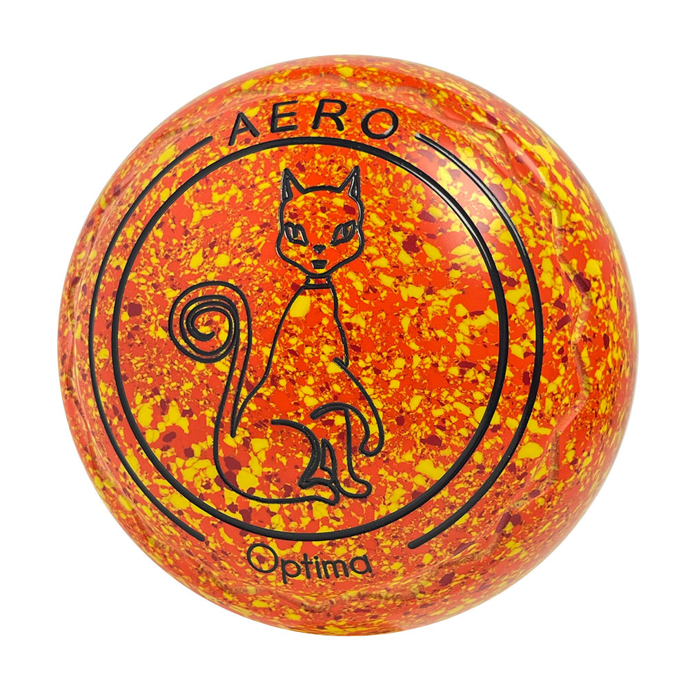 Aero Optima Lawn Bowls 1 Heavy Z-Scoop Sunrise - 233314