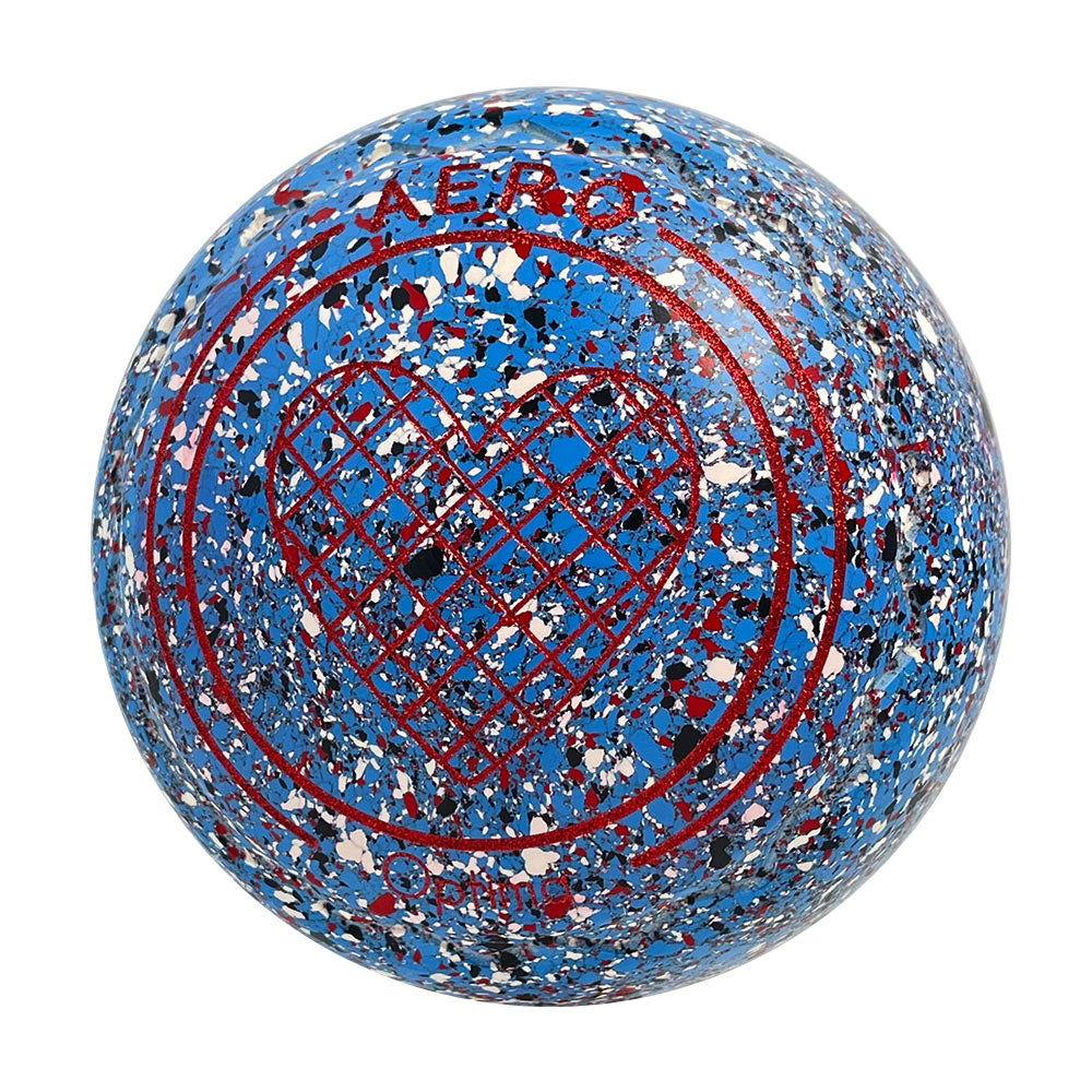 Aero Optima Lawn Bowls 2 Heavy Z-Scoop Cornflower - 230304