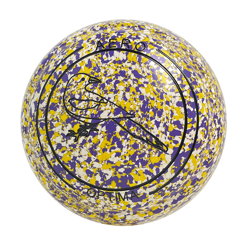 Aero Optima Lawn Bowls 2 Heavy Z-Scoop Iris - 241395