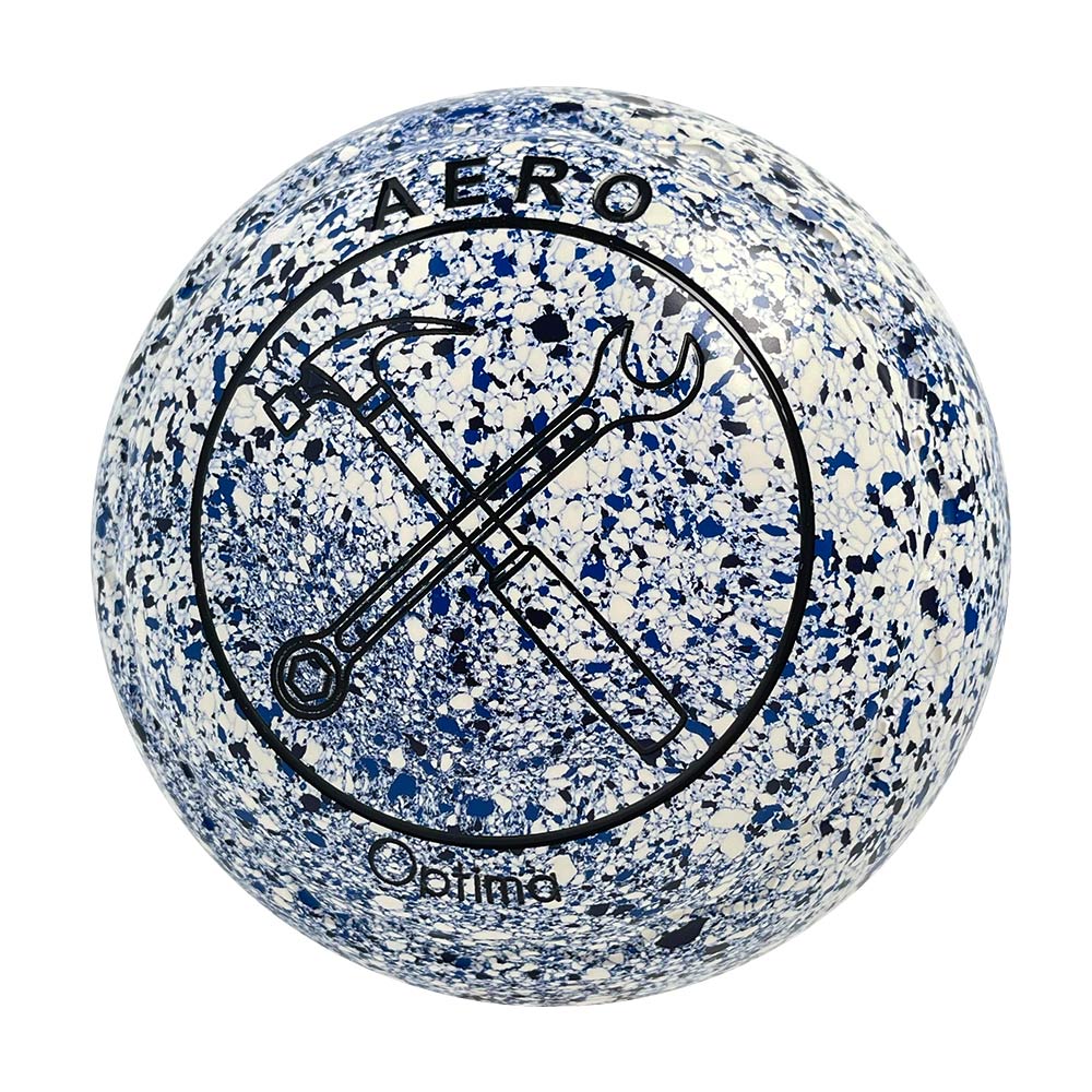 Aero Optima Lawn Bowls 3 Heavy Z-Scoop Glacier - 238551