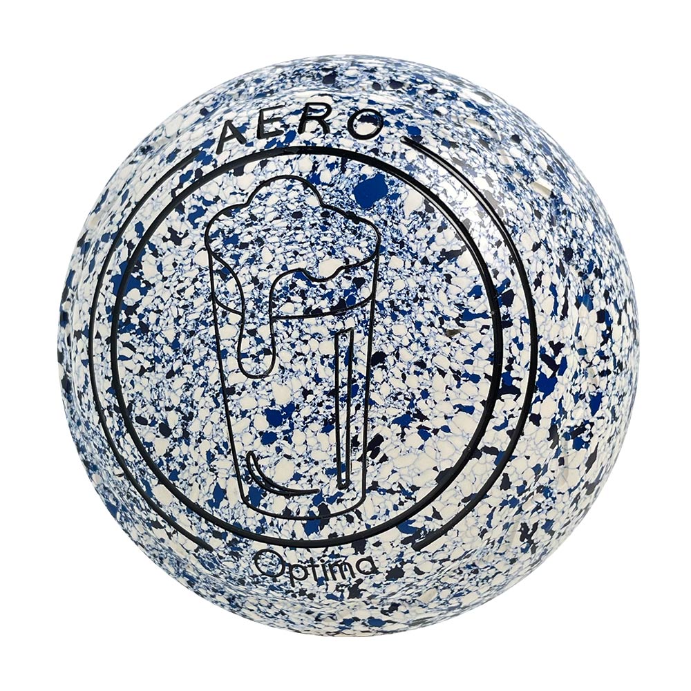 Aero Optima Lawn Bowls 3 Heavy Z-Scoop Glacier - 239913
