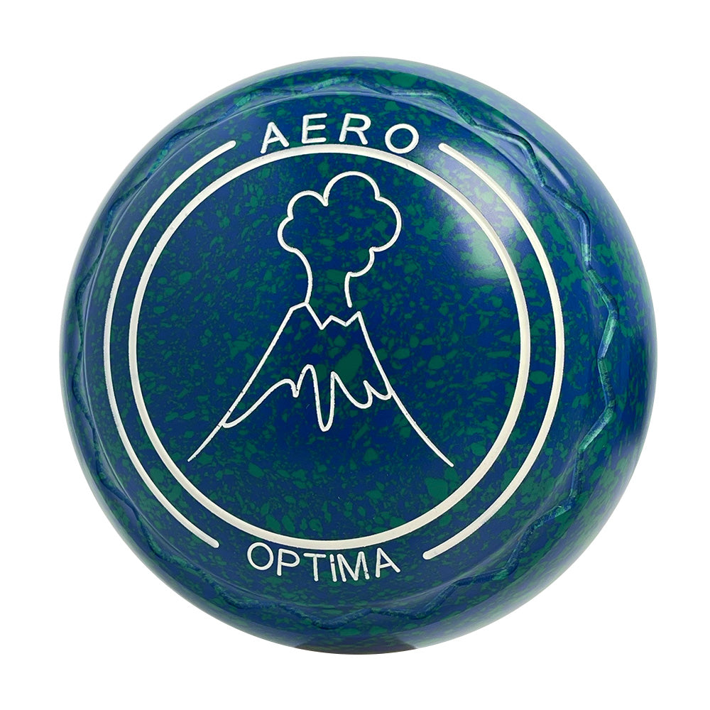 Aero Optima Lawn Bowls 3 Heavy Z-Scoop Aqua - 241109
