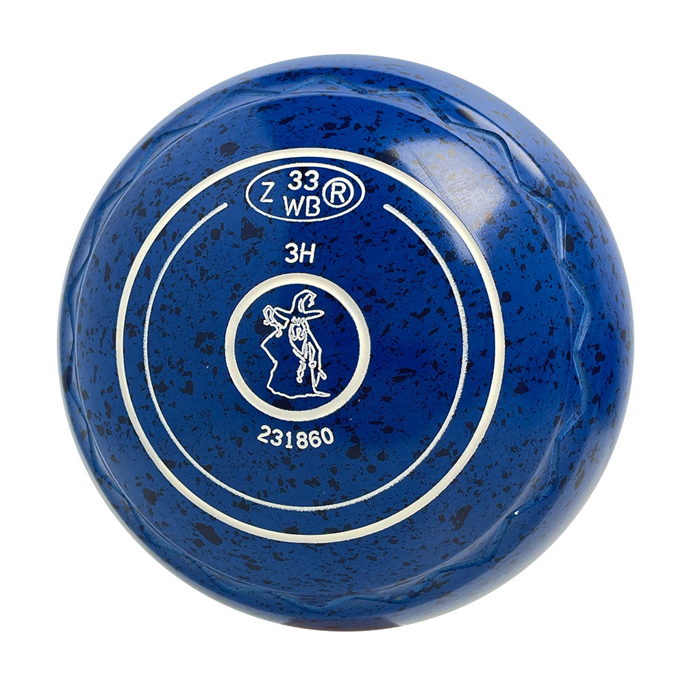 Aero Optima Lawn Bowls 3 Heavy Z-Scoop Ocean - 231860