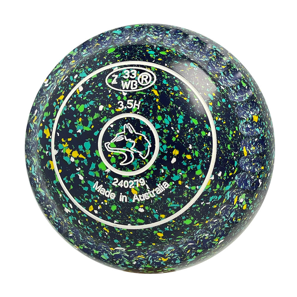 Aero Optima Lawn Bowls 3.5 Heavy Enhance Grip Iguana - 240279