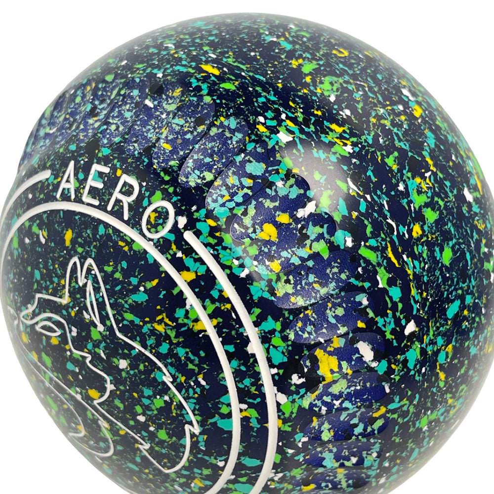 Aero Optima Lawn Bowls 3.5 Heavy Enhance Grip Iguana - 240279