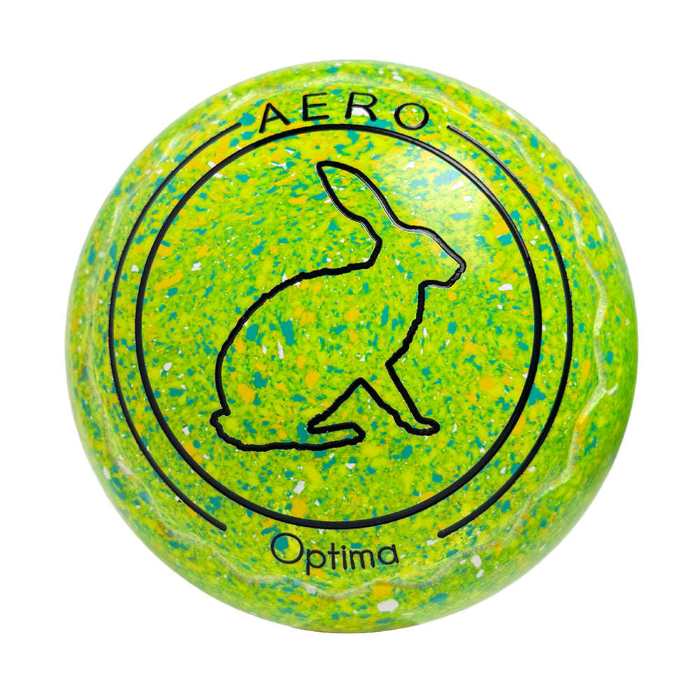 Aero Optima Lawn Bowls 0 Heavy Z-Scoop Citrus - 240662