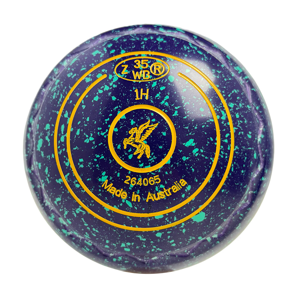 Aero Optima Lawn Bowls 1 Heavy Z-Scoop Grape - 264065