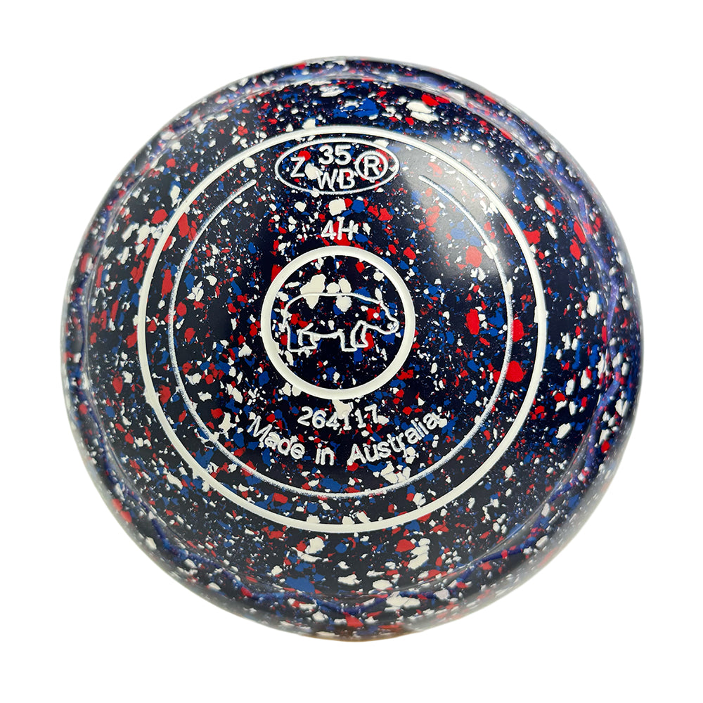 Aero Optima Lawn Bowls 4 Heavy Z-Scoop Galaxy - 264117