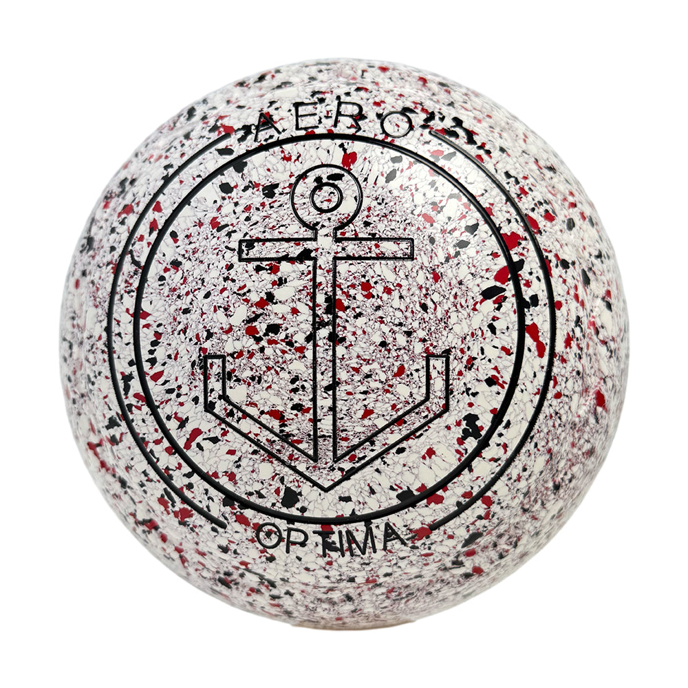 Aero Optima Lawn Bowls 4 Heavy Z-Scoop Snow - 264121