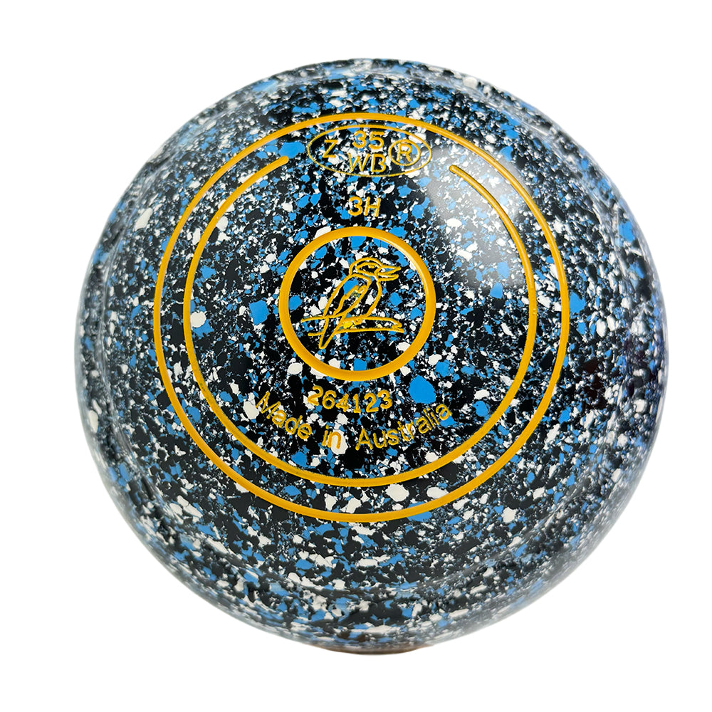 Aero Optima Lawn Bowls 3 Heavy Z-Scoop Shale - 264123
