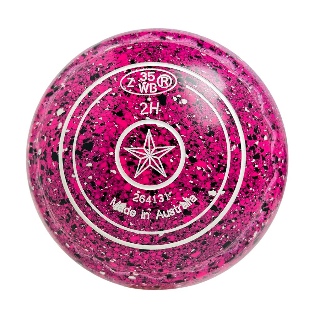 Aero Optima Lawn Bowls 2 Heavy Z-Scoop Fuschia - 264131