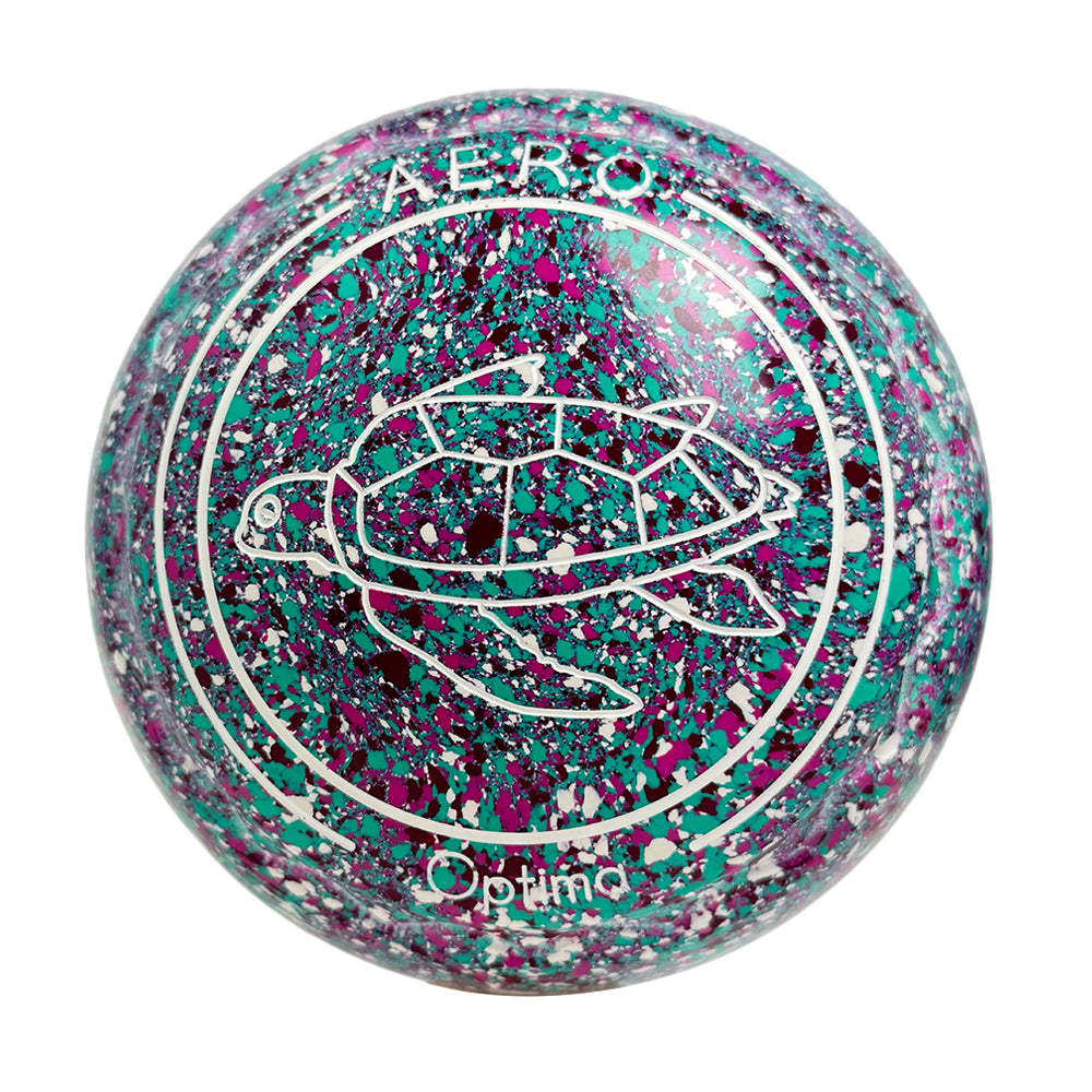 Aero Optima Lawn Bowls 1 Heavy Z-Scoop Confetti - 264151