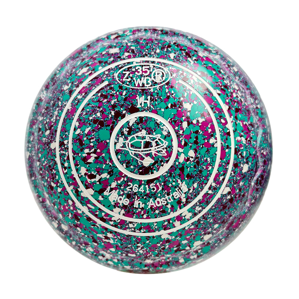 Aero Optima Lawn Bowls 1 Heavy Z-Scoop Confetti - 264151
