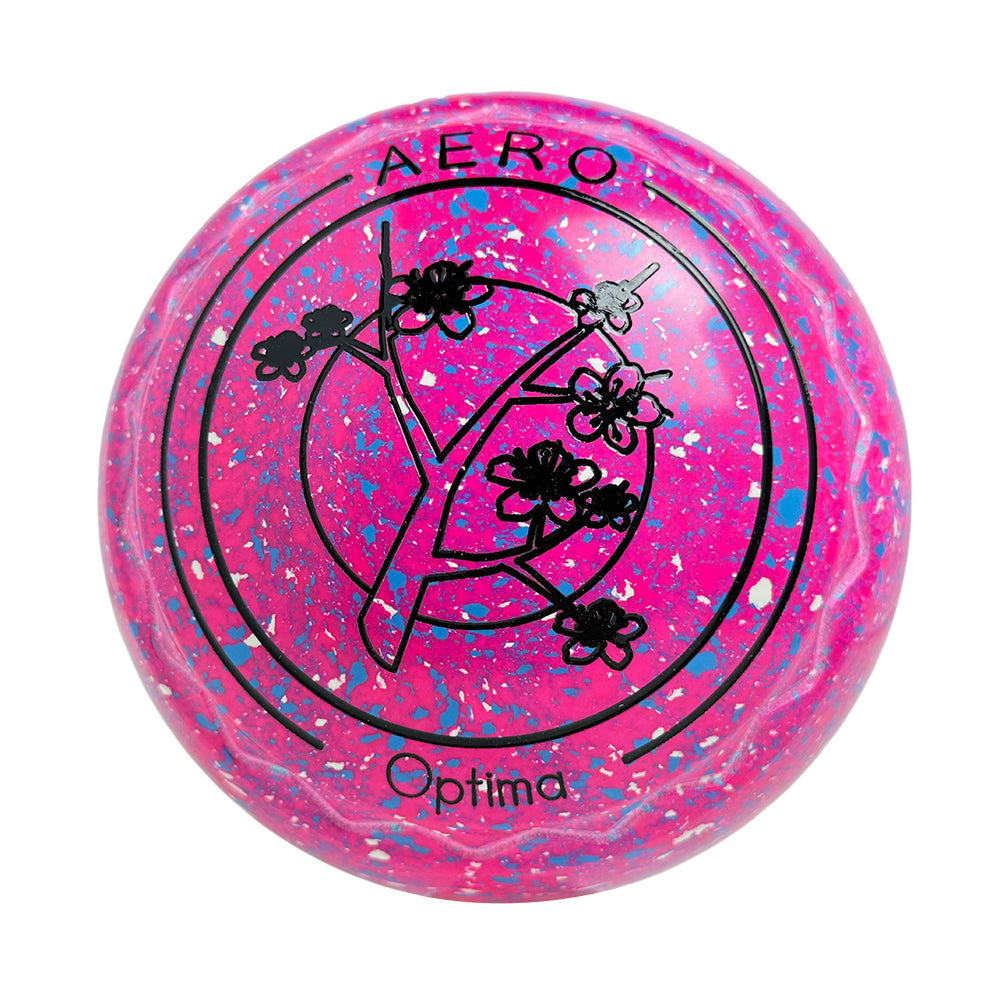 Aero Optima Lawn Bowls 1 Heavy Z-Scoop Raspberry - 264171