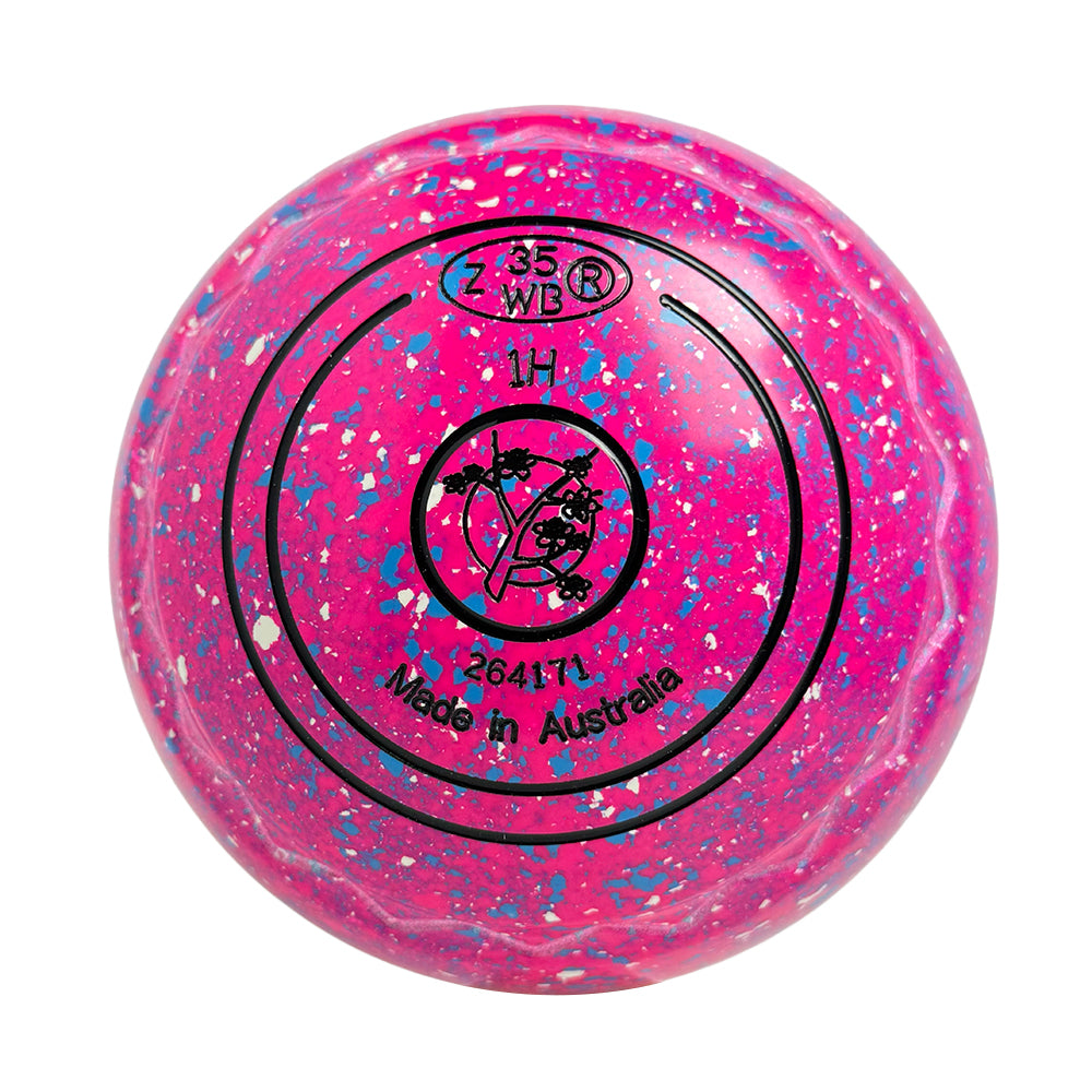 Aero Optima Lawn Bowls 1 Heavy Z-Scoop Raspberry - 264171