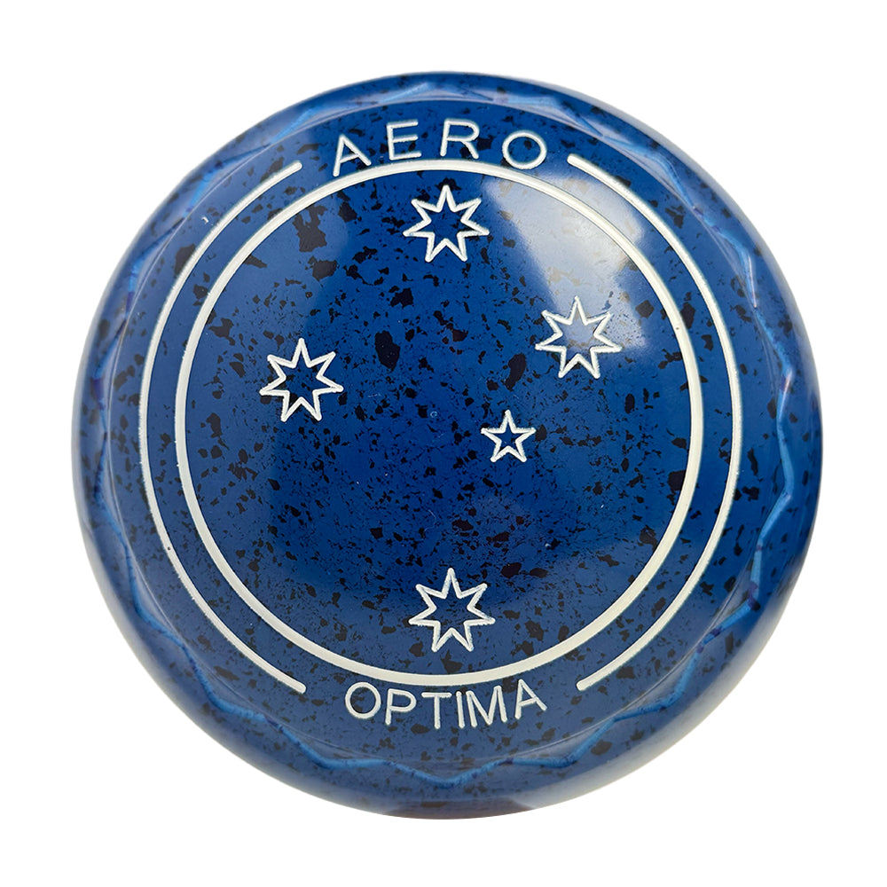 Aero Optima Lawn Bowls 3.5 Heavy Z-Scoop Ocean - 264193