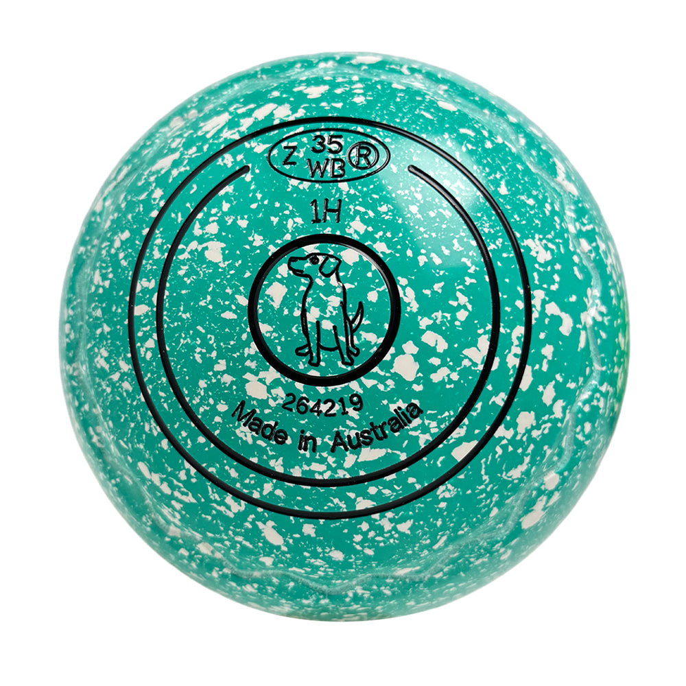 Aero Optima Lawn Bowls 1 Heavy Z-Scoop Tiffany - 264219