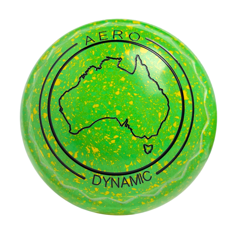 Aero Dynamic Lawn Bowls 3.5 Heavy Z-Scoop Lime - 264227