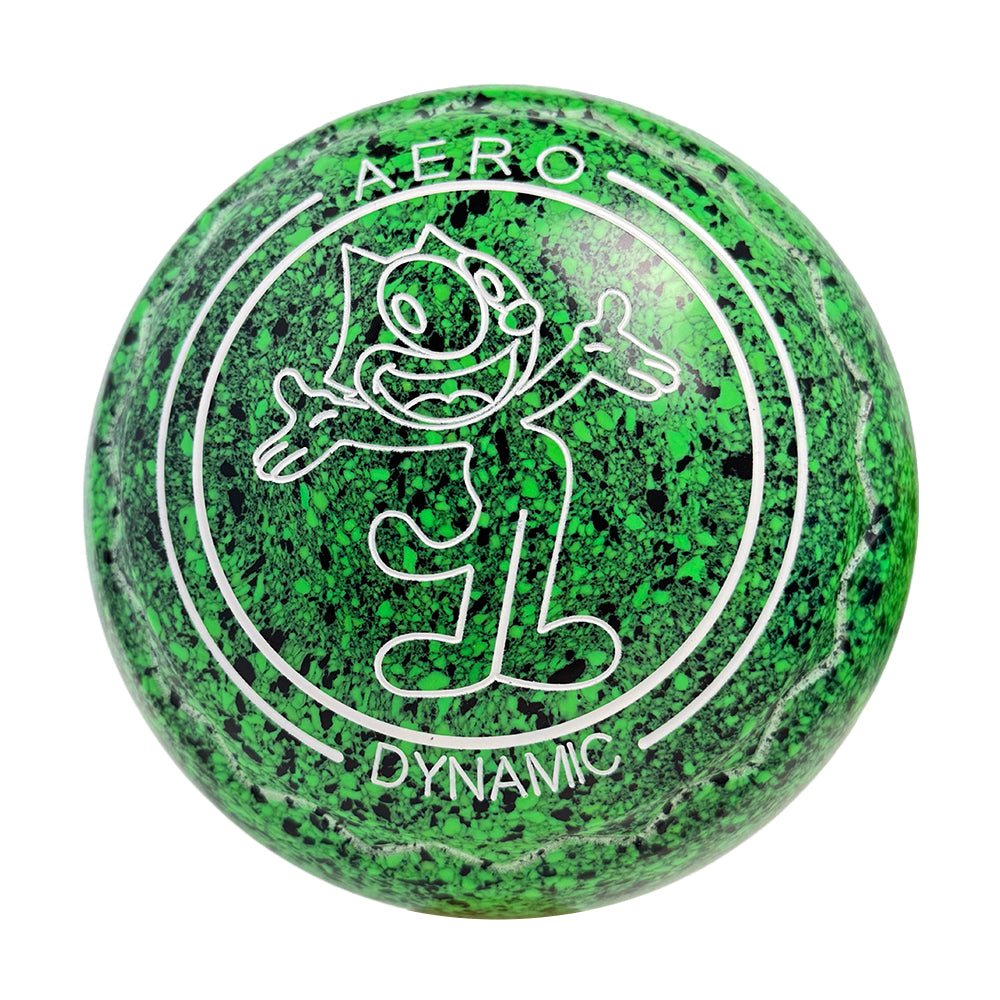 Aero Dynamic Lawn Bowls 4 Heavy Z-Scoop Moss - 264239