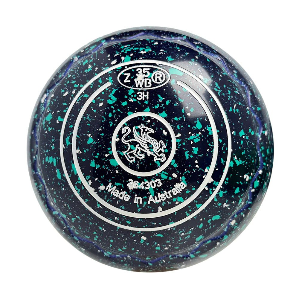 Aero Dynamic Lawn Bowls 3 Heavy Z-Scoop Graphite - 264303