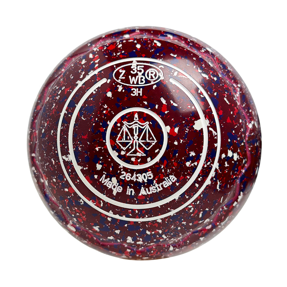 Aero Dynamic Lawn Bowls 3 Heavy Z-Scoop Lava - 264305