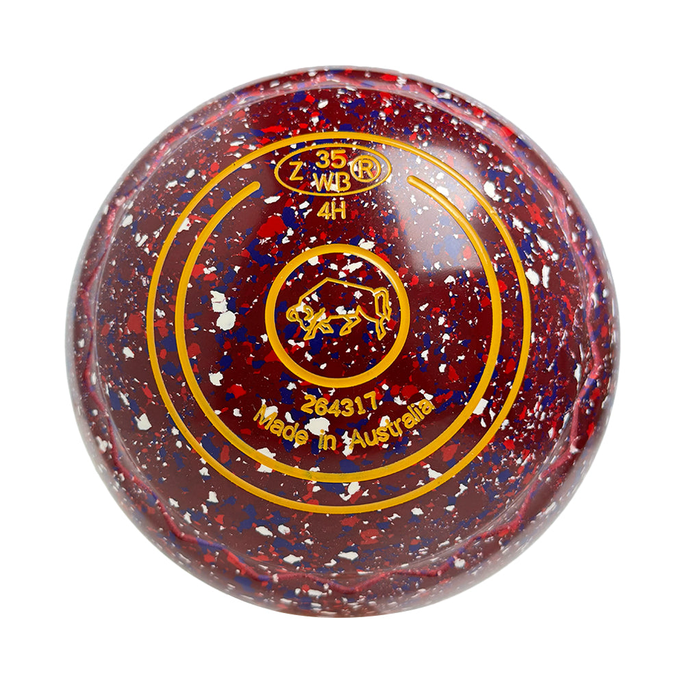 Aero Dynamic Lawn Bowls 4 Heavy Z-Scoop Lava - 264317