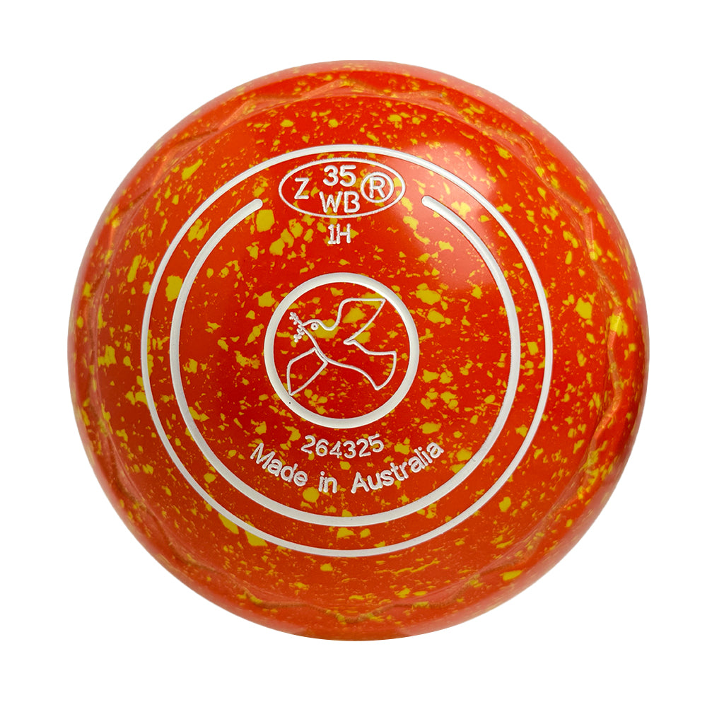 Aero Dynamic Lawn Bowls 1 Heavy Z-Scoop Nectarine - 264325