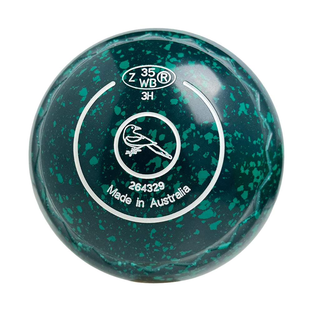 Aero Evolve Lawn Bowls 3 Heavy Z-Scoop Emerald - 264329