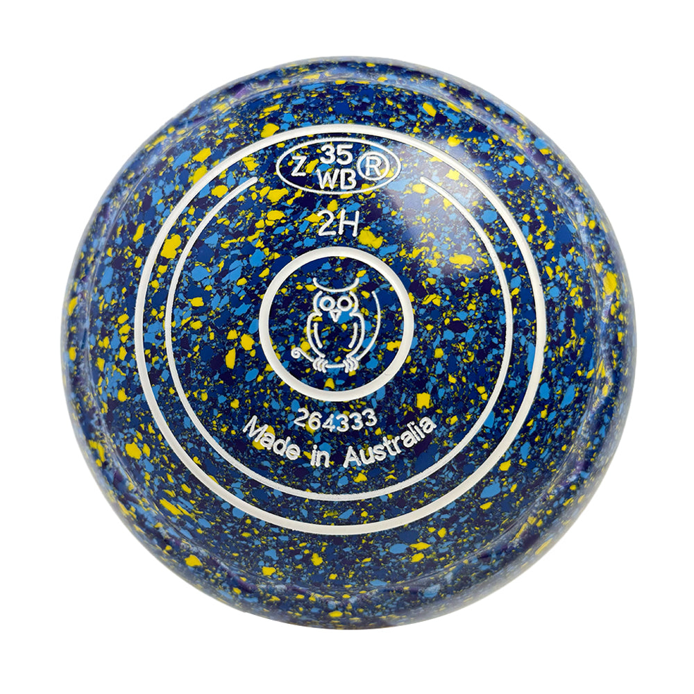 Aero Optima Lawn Bowls 2 Heavy Z-Scoop Macaw - 264333