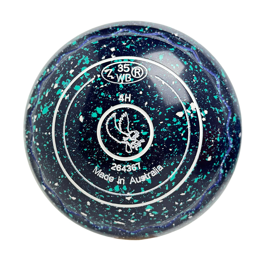 Aero Optima Lawn Bowls 4 Heavy Z-Scoop Graphite - 264367