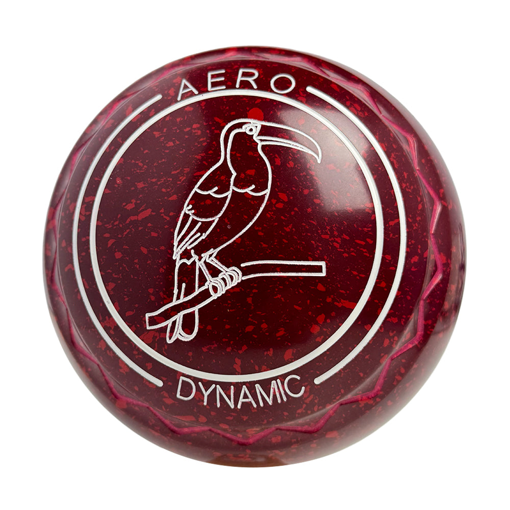 Aero Dynamic Lawn Bowls 3.5 Heavy Z-Scoop Maroon Red - 264399