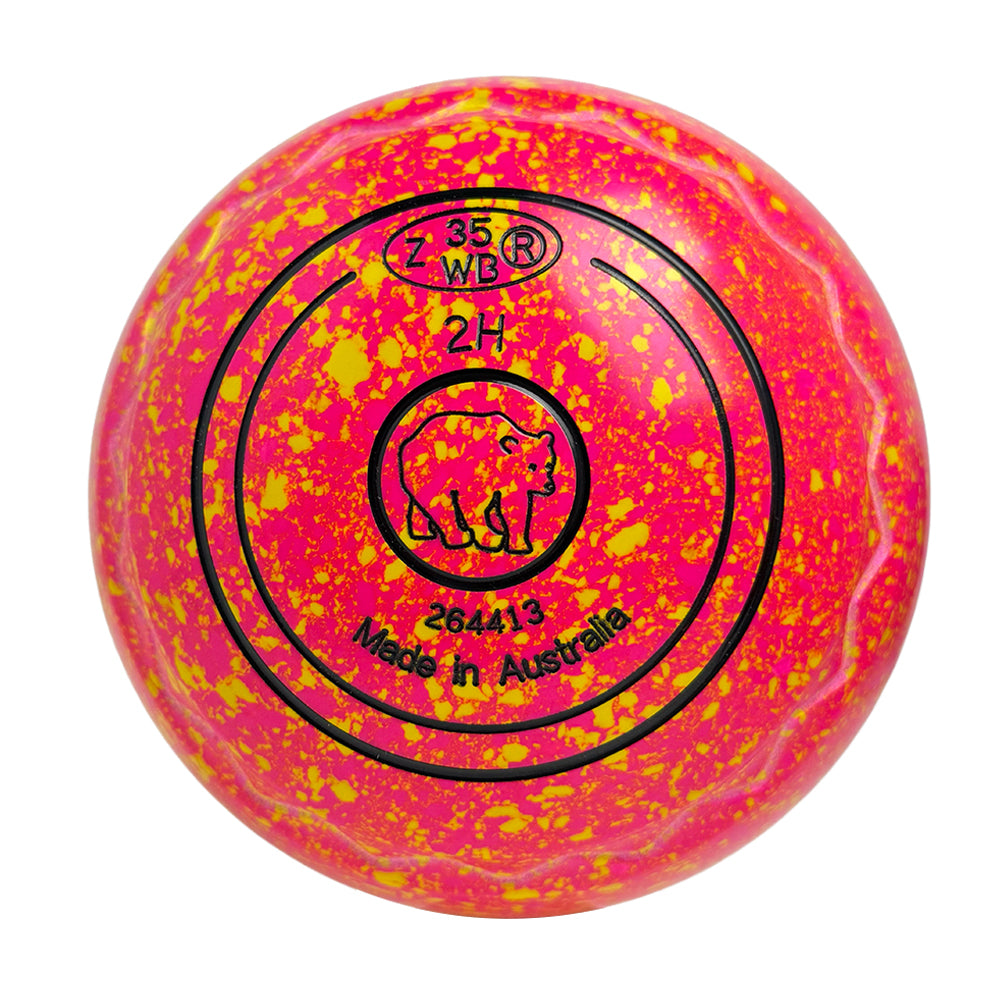 Aero Optima Lawn Bowls 2 Heavy Z-Scoop Tequila Sunrise - 264413
