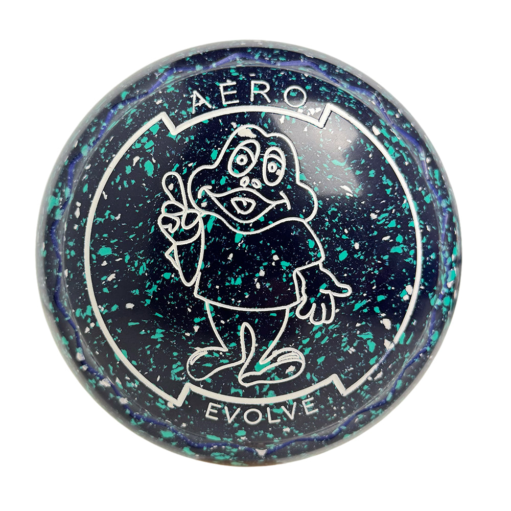Aero Evolve Lawn Bowls 3 Heavy Z-Scoop Graphite - 264547