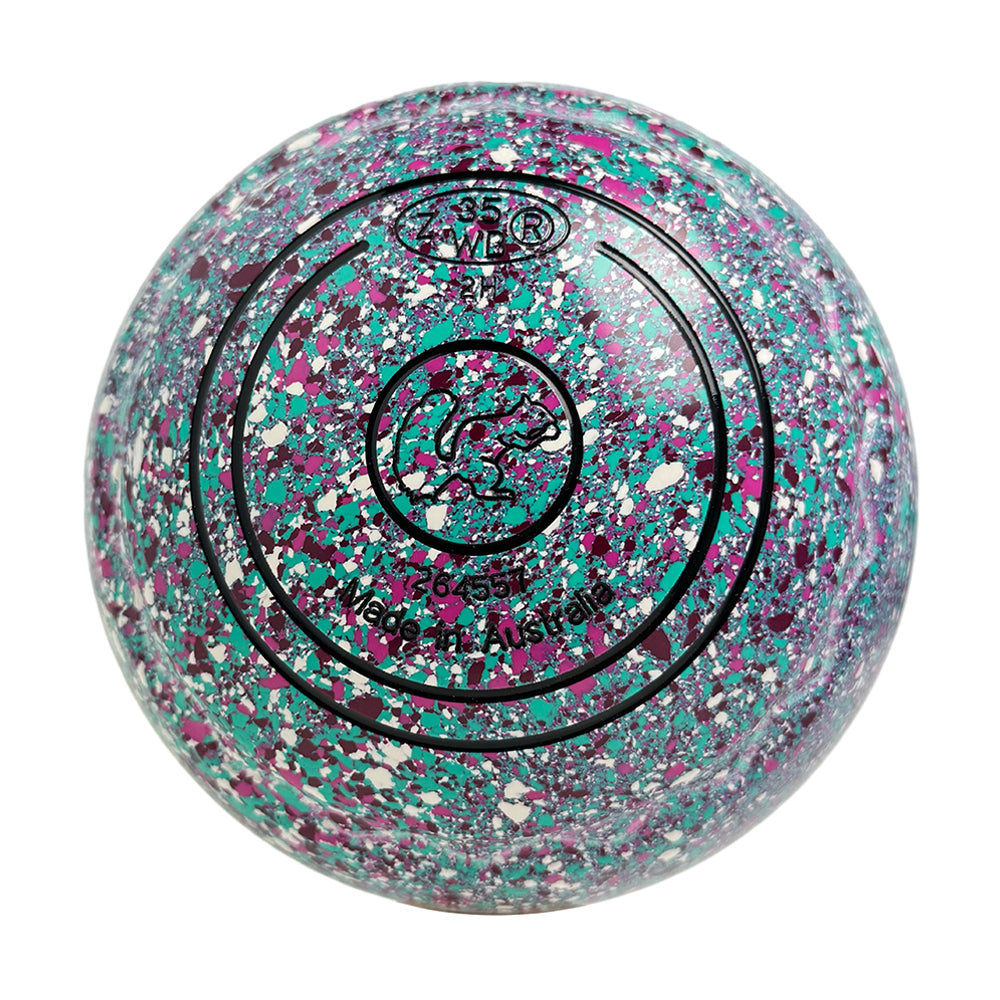 Aero Dynamic Lawn Bowls 2 Heavy Z-Scoop Confetti - 264557