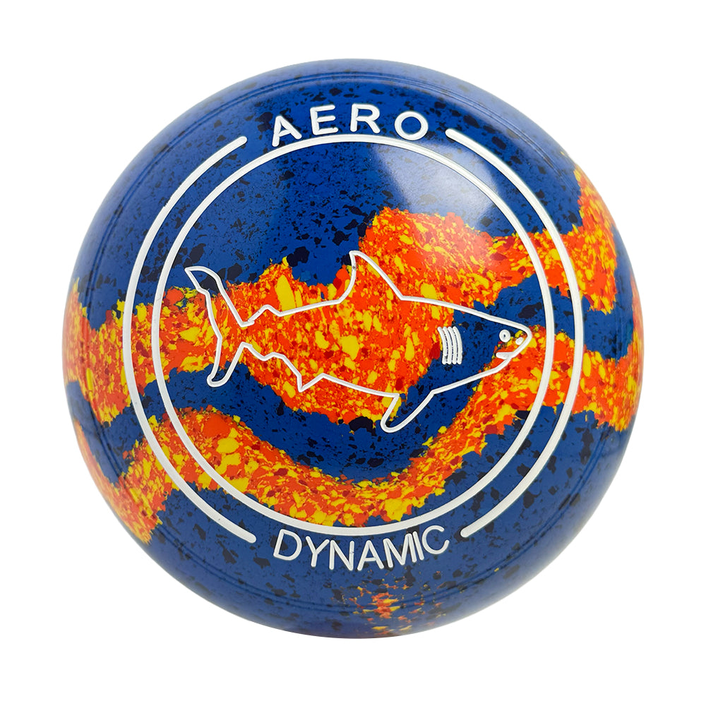 Aero Dynamic Lawn Bowls 3 Heavy Non-Gripped Ocean/Sunrise Swirl - 264777