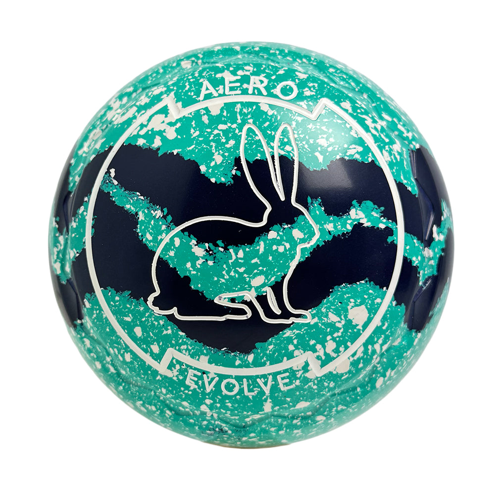 Aero Evolve Lawn Bowls 2.5 Heavy Z-Scoop Tiffany/Dark Blue Swirl - 264867