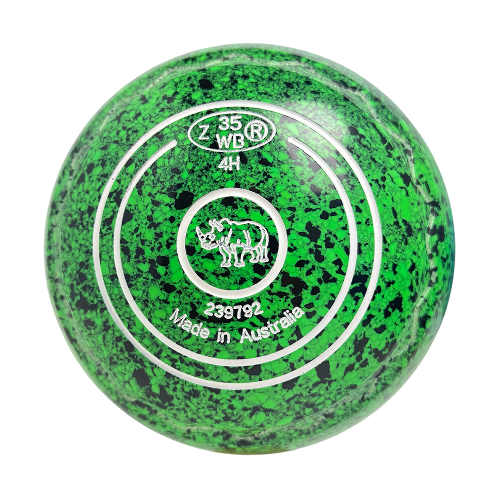 Aero Dynamic Lawn Bowls 4 Heavy Z-Scoop Moss - 239792