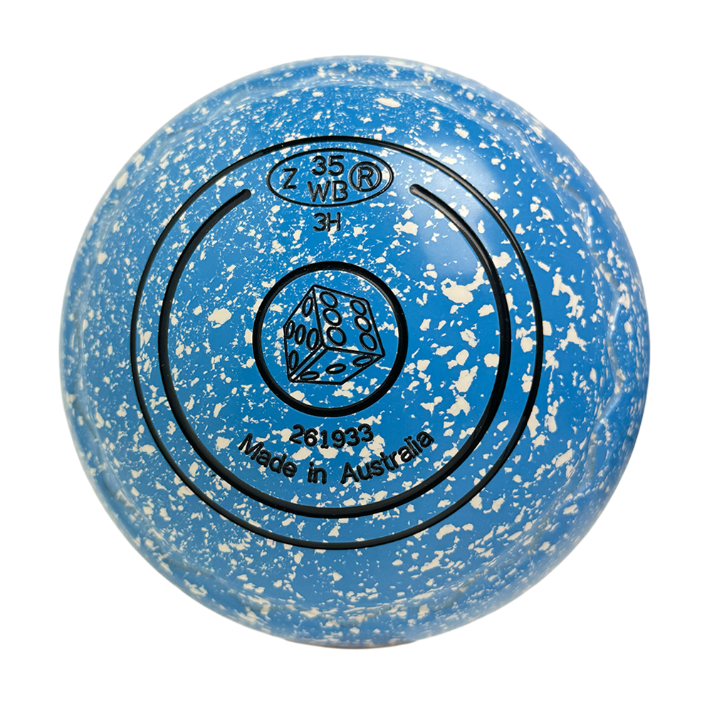 Aero Dynamic Lawn Bowls 3 Heavy Z-Scoop Azure - 261933