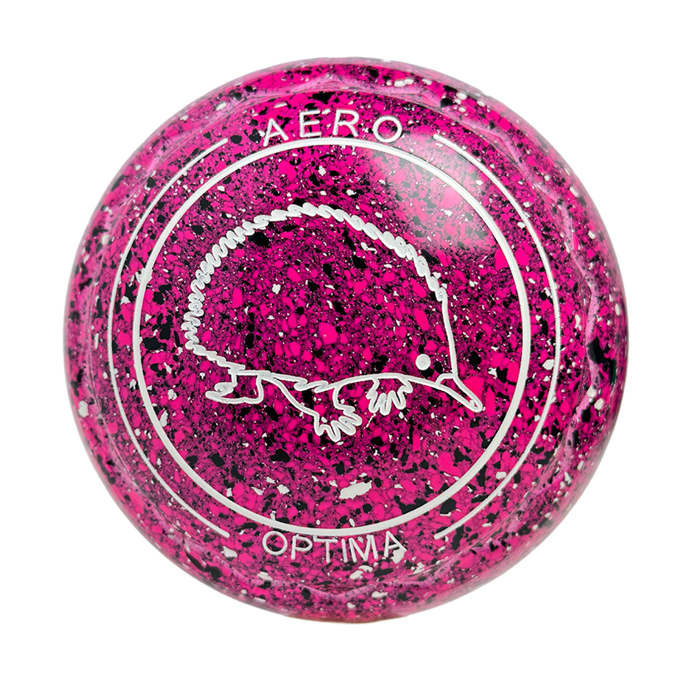 Aero Optima Lawn Bowls 1.5 Heavy Z-Scoop Fuchsia - 239998