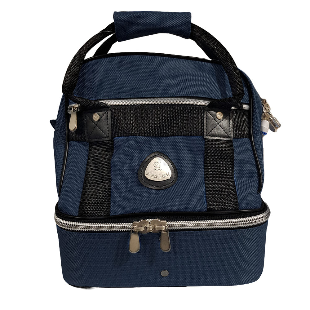 FREE AU SHIPPING! Compact Style Navy Lawn Bowls Bag. Fit 4 Bowls