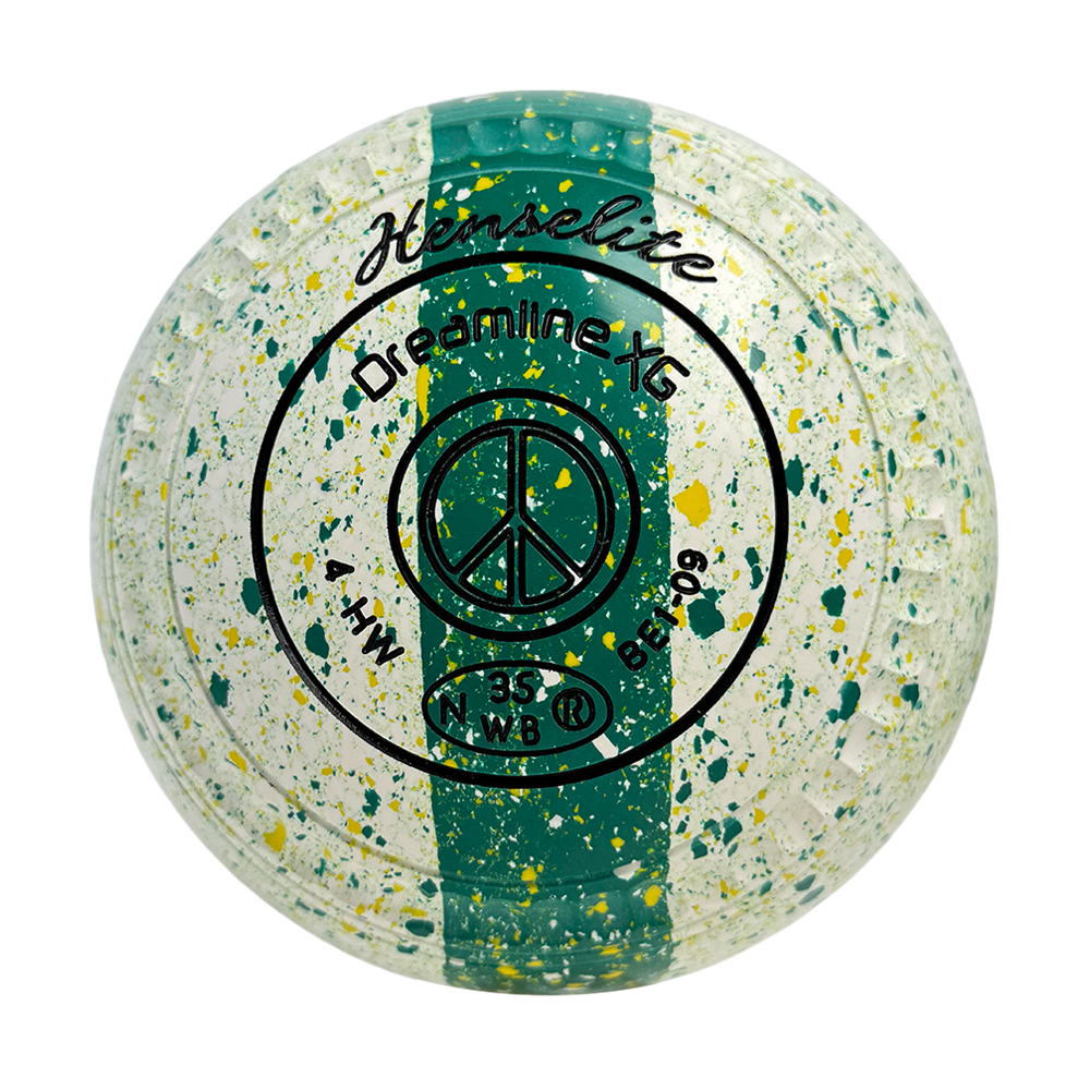 Henselite Dreamline XG Lawn Bowls Size 4 Heavy Gripped - Australis Trilogy  BE1-09
