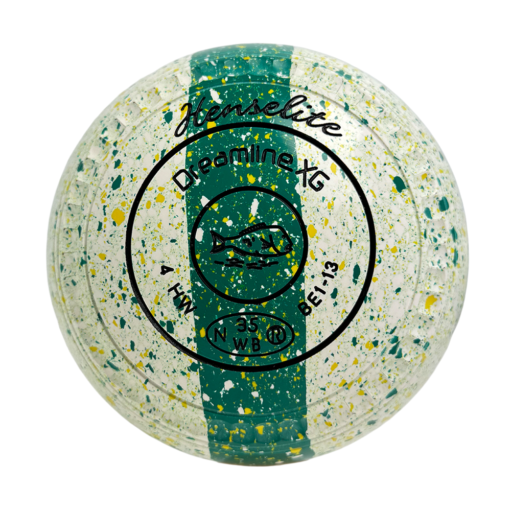 Henselite Dreamline XG Lawn Bowls Size 4 Heavy Gripped - Australis Trilogy BE1-13