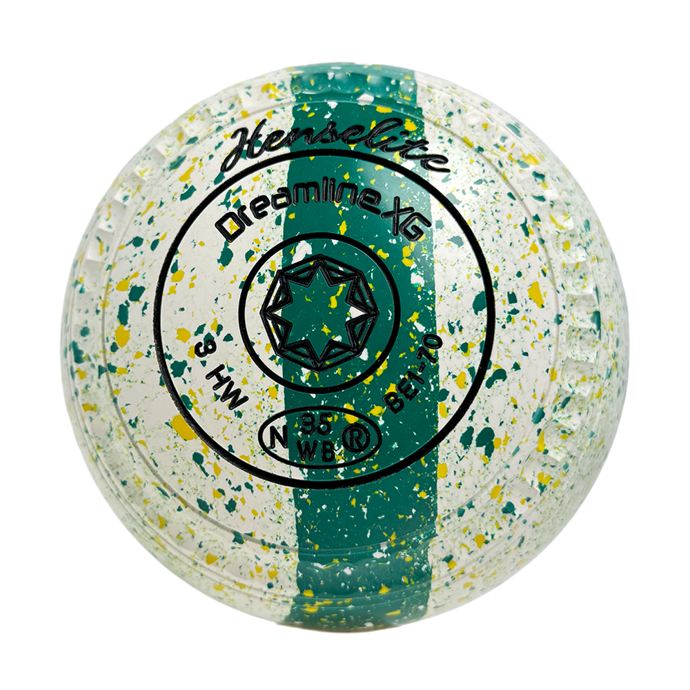 Henselite Dreamline XG Lawn Bowls Size 3 Heavy Gripped - Australis Trilogy BE1-70