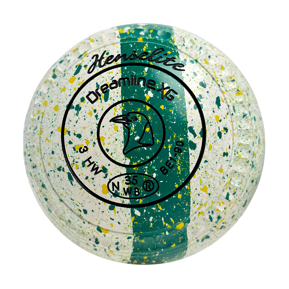 Henselite Dreamline XG Lawn Bowls Size 3 Heavy Gripped - Australis Trilogy BE1-90